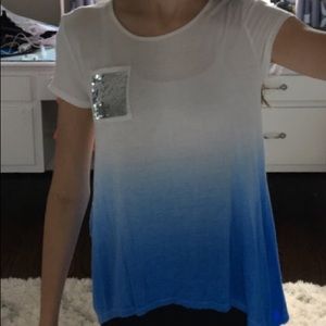 Justice Flip Sequin Top